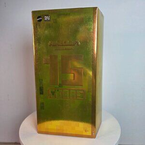 Minecraft Diamond Level Tuxedo Steve 15th Anniversary Figure Mattel New!